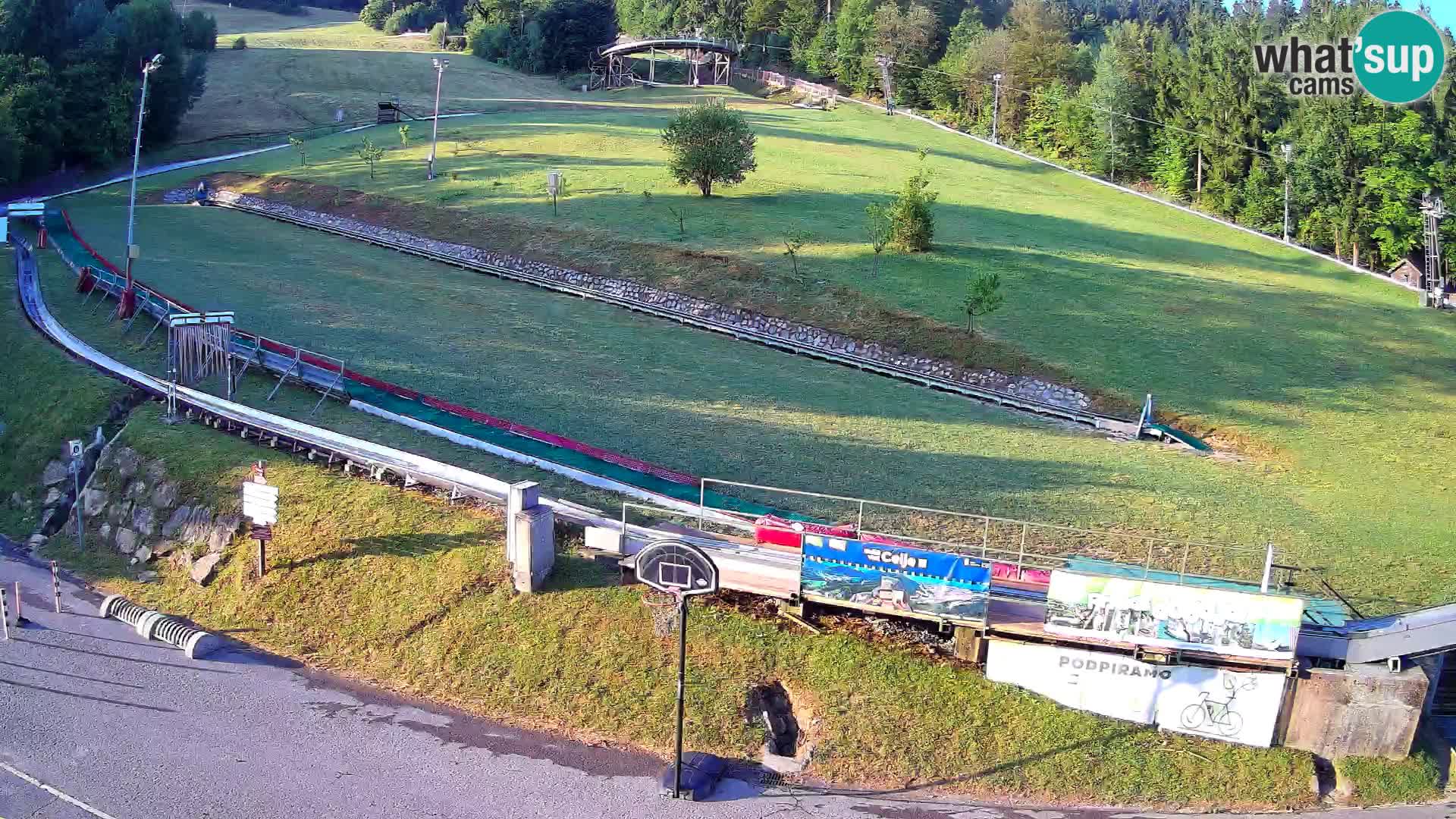 Celjska Koča – Blick vom Hotel