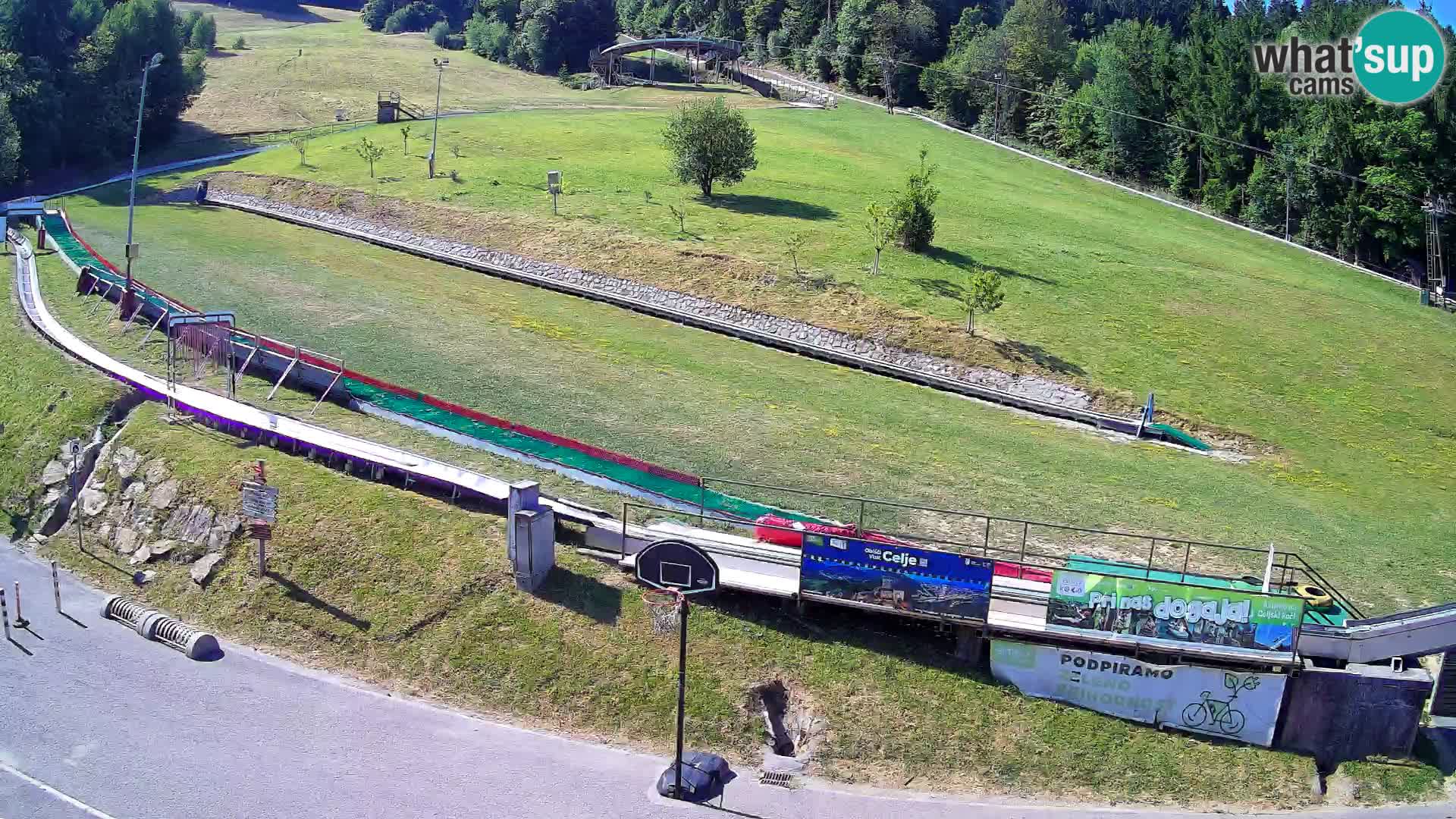 Celjska Koča – Blick vom Hotel