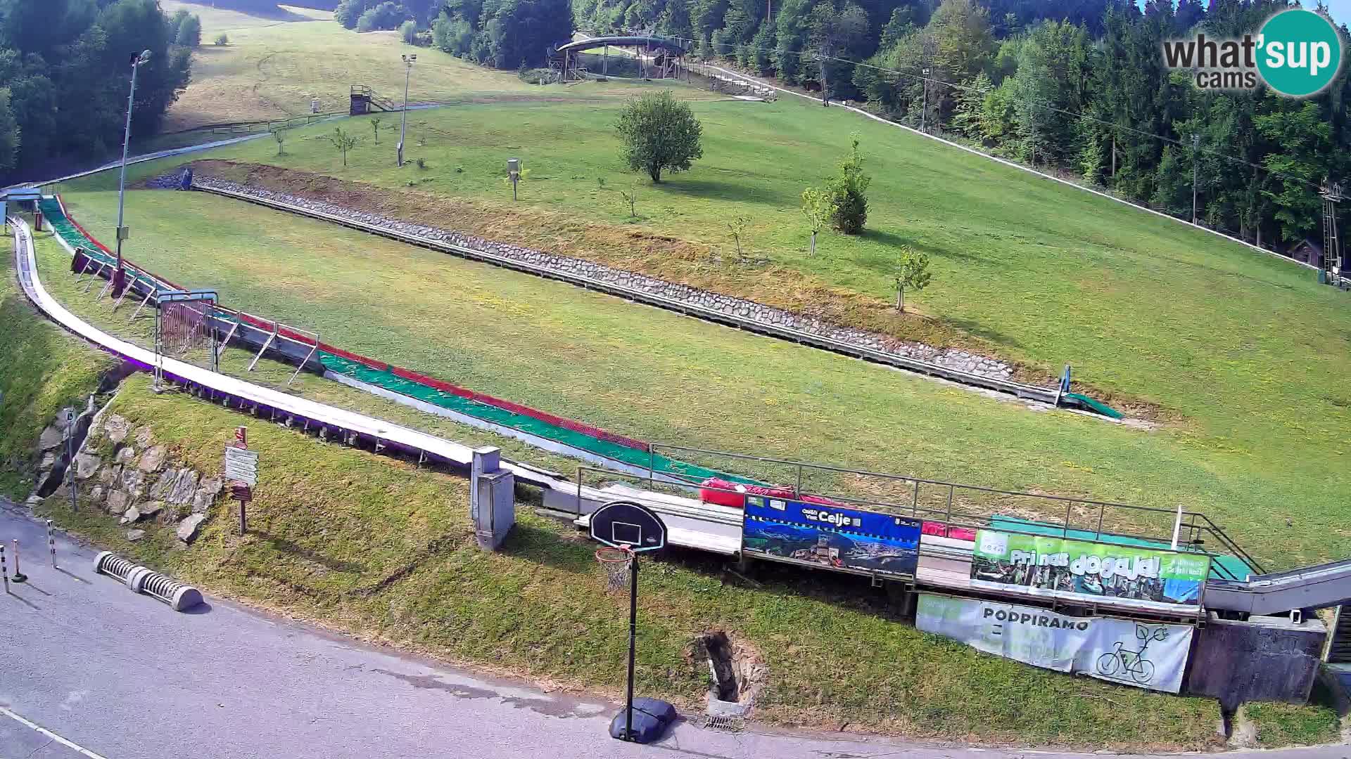 Celjska Koča – Blick vom Hotel