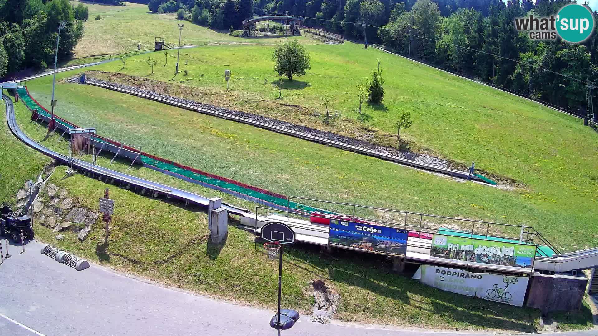 Celjska Koča – Blick vom Hotel