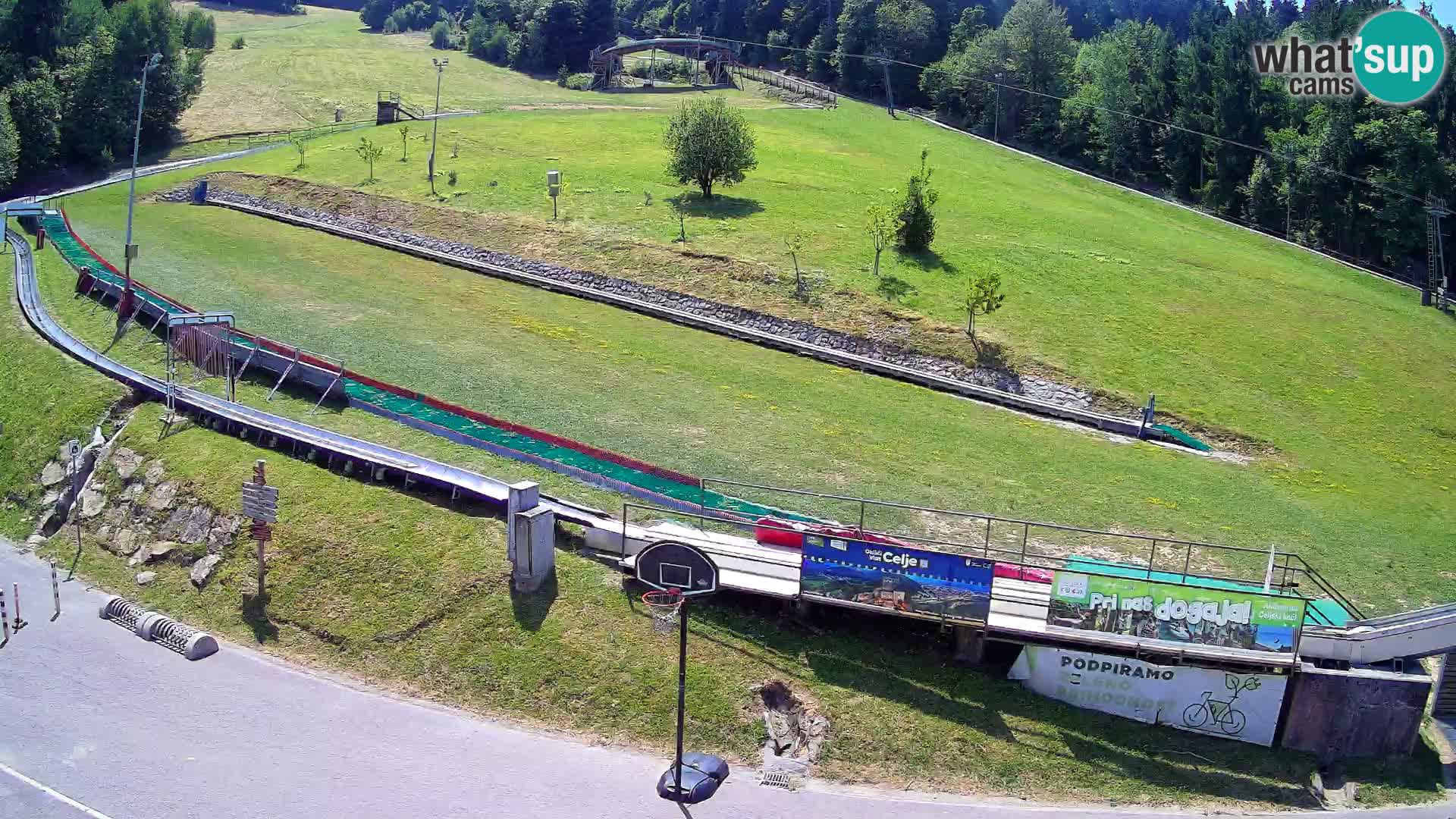 Celjska Koča – Blick vom Hotel