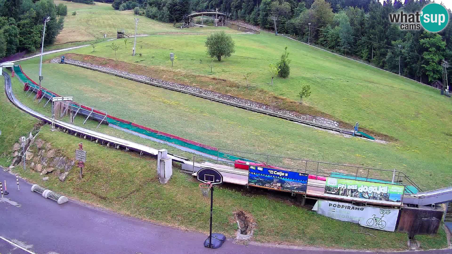 Celjska Koča – Blick vom Hotel
