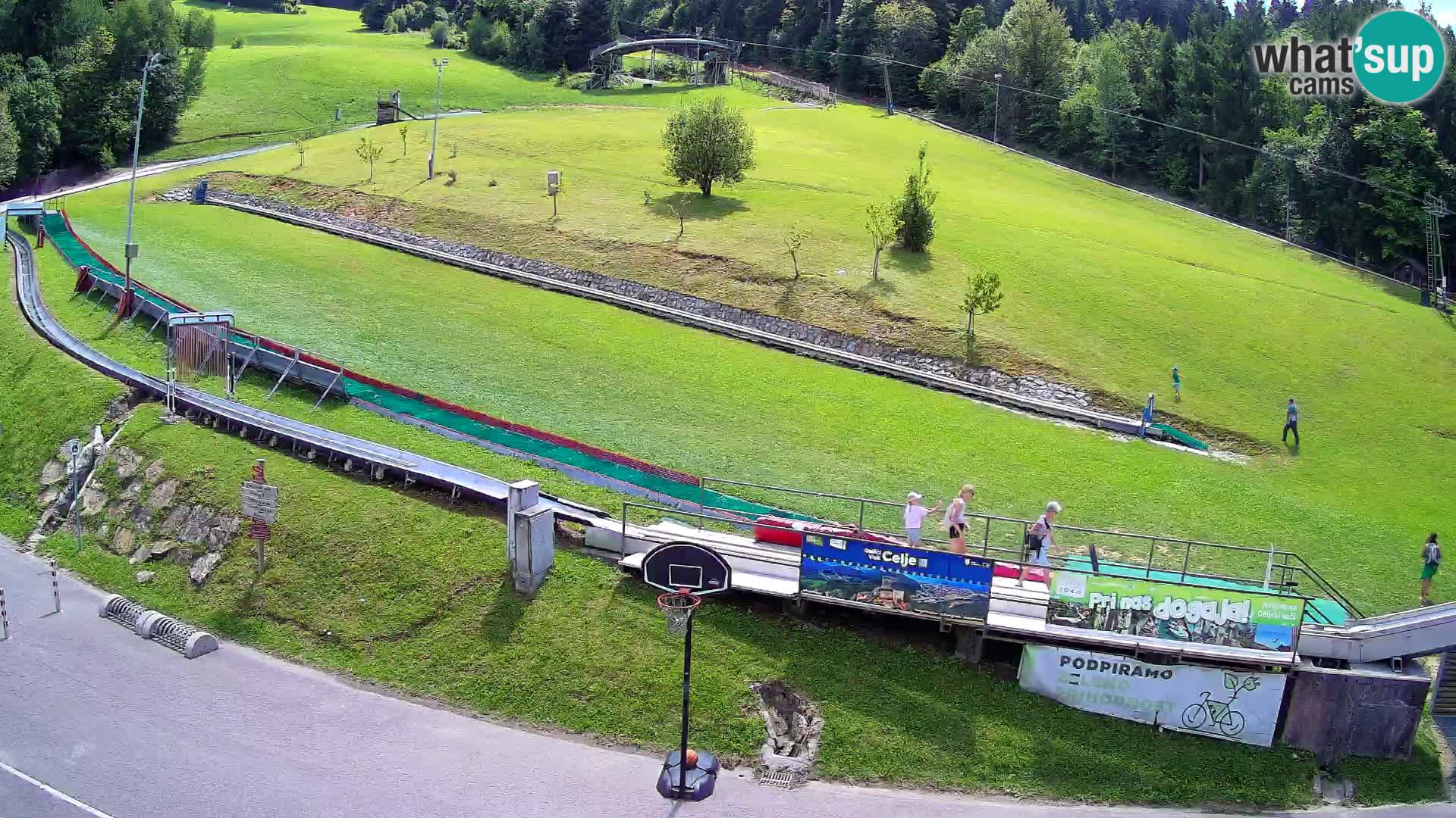 Celjska Koča – Blick vom Hotel