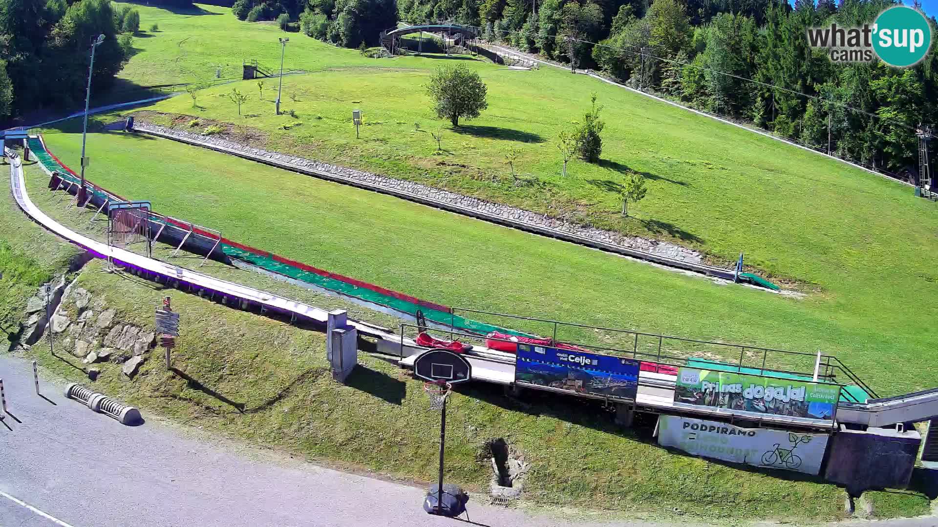 Celjska Koča – Blick vom Hotel