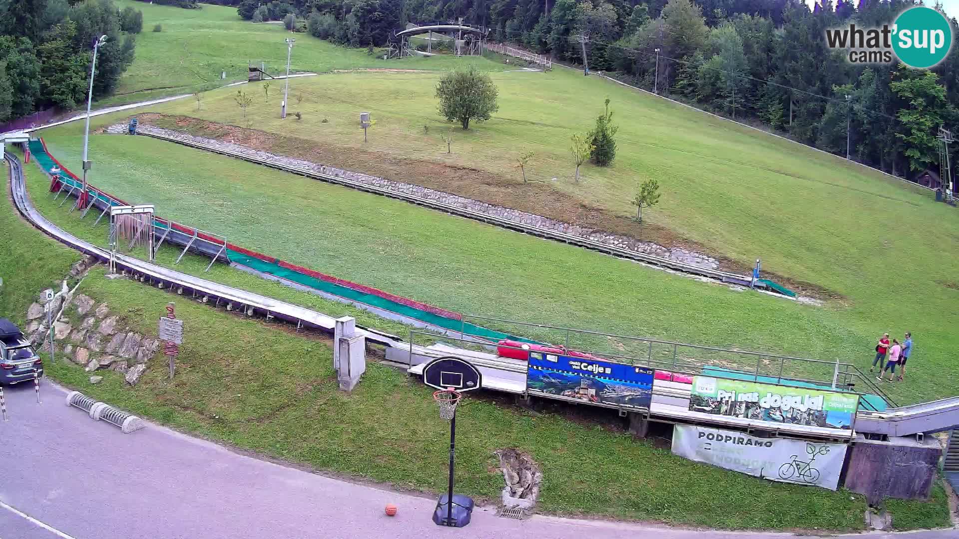 Celjska Koča – Blick vom Hotel
