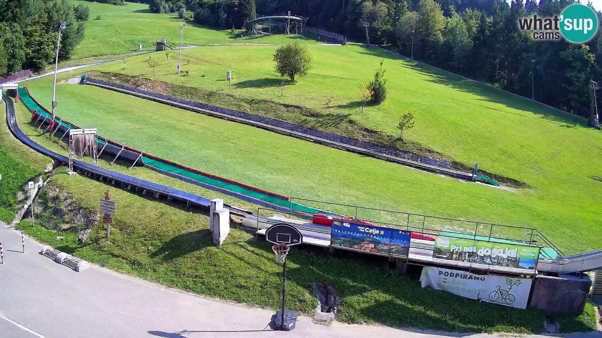 Celjska Koča – Blick vom Hotel