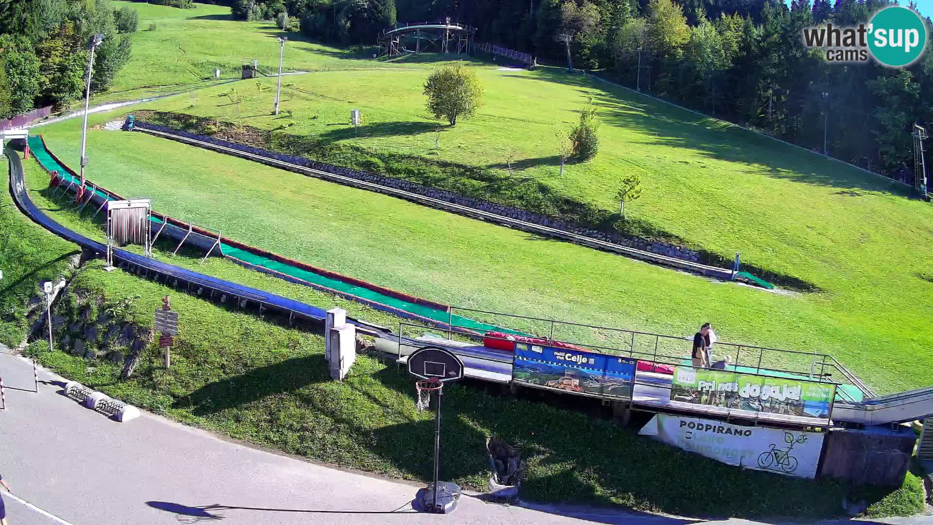 Celjska Koča – Blick vom Hotel