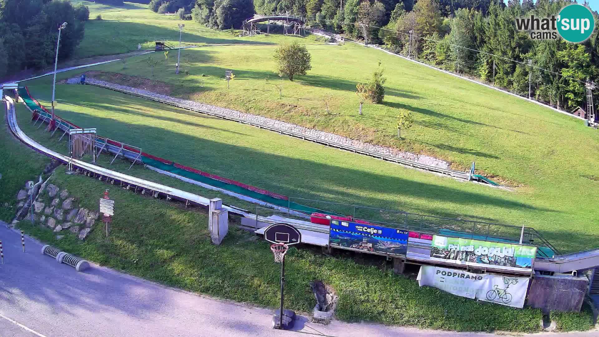 Celjska Koča – Blick vom Hotel