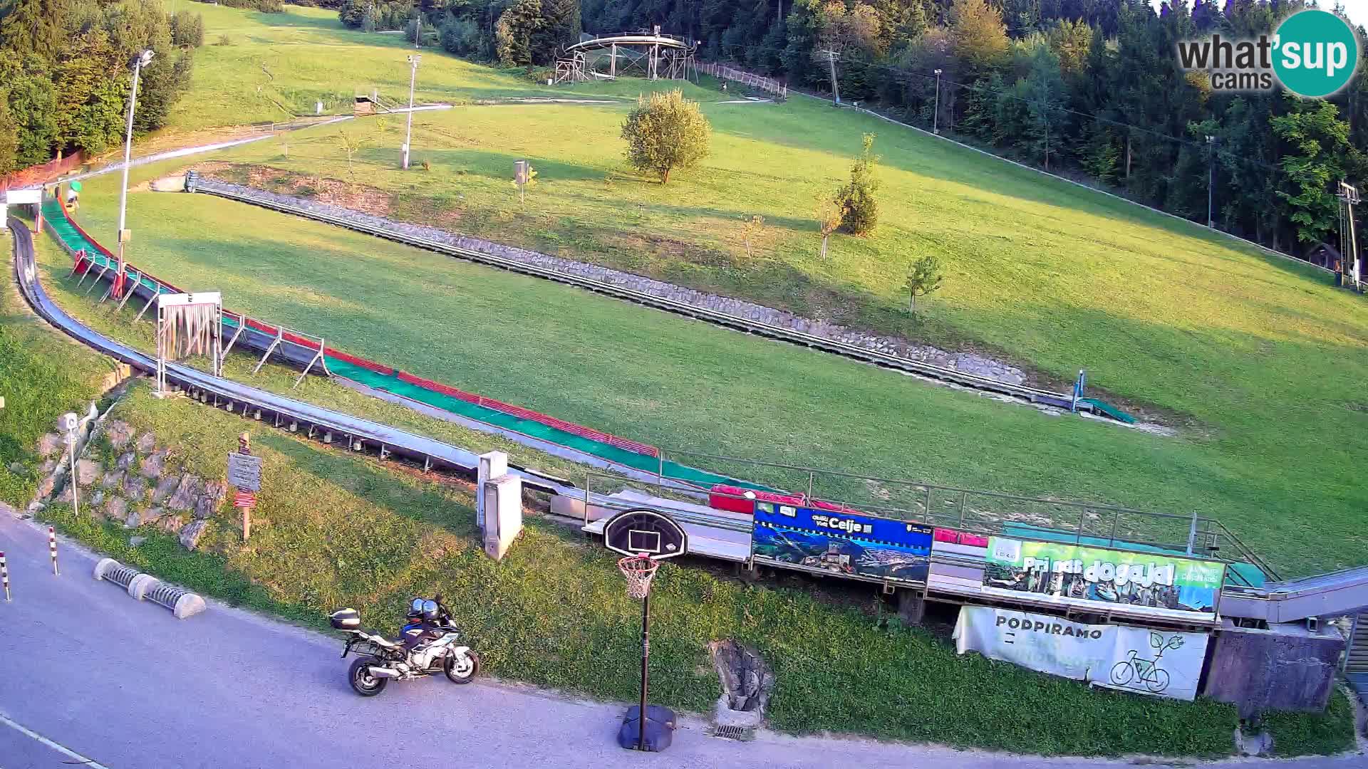 Celjska Koča – Blick vom Hotel
