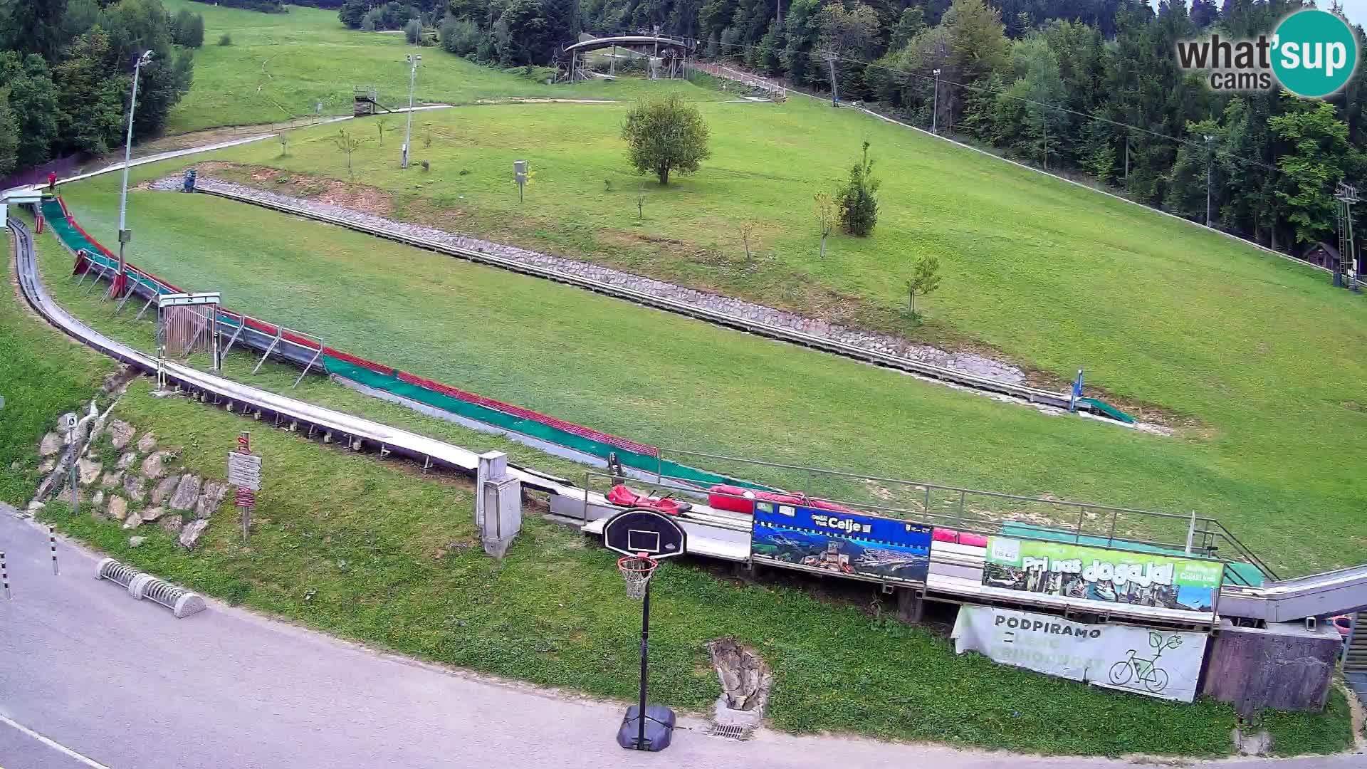 Celjska Koča – Blick vom Hotel