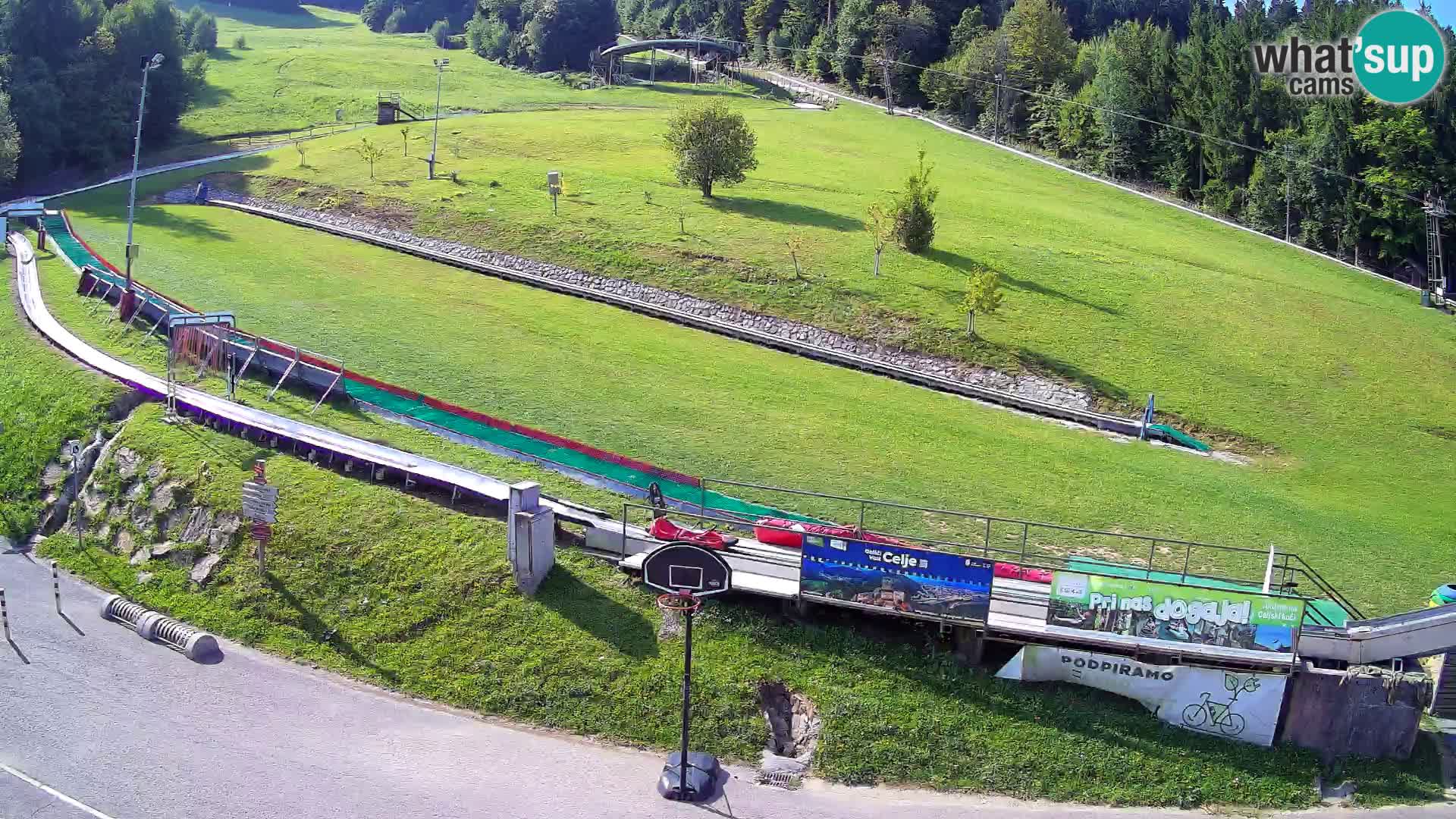 Celjska Koča – Blick vom Hotel