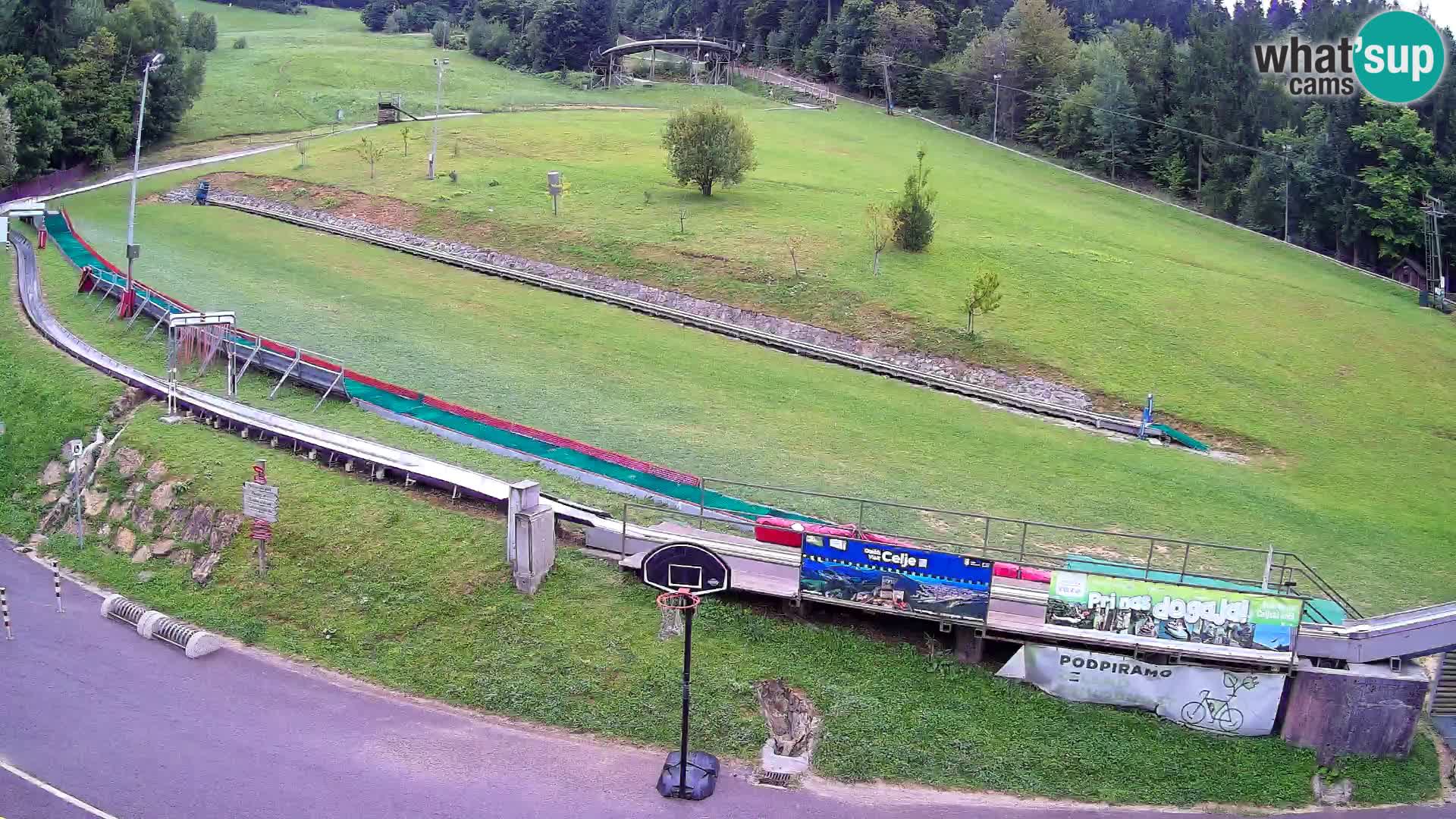 Celjska Koča – Blick vom Hotel