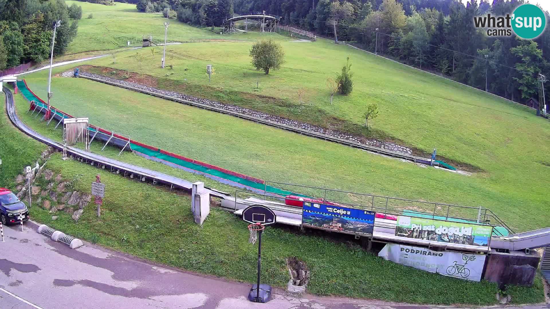 Celjska Koča – Blick vom Hotel