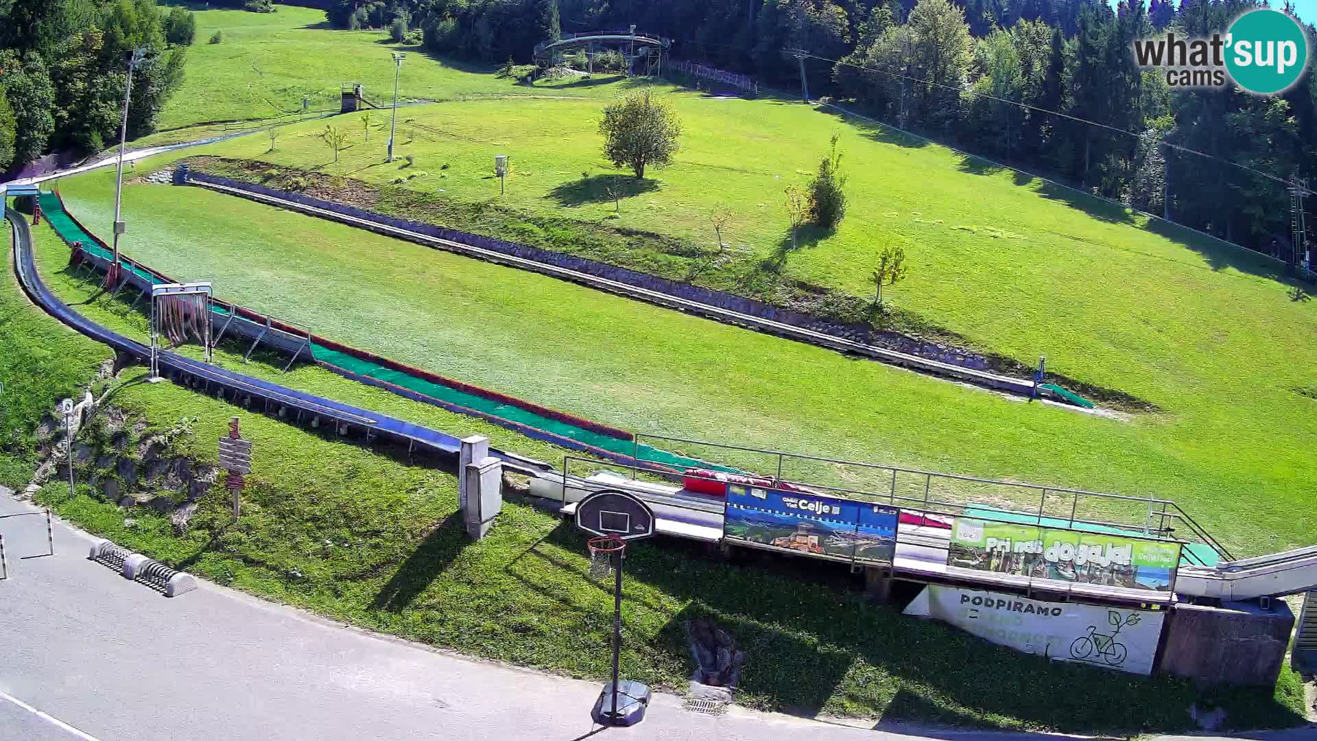 Celjska Koča – Blick vom Hotel