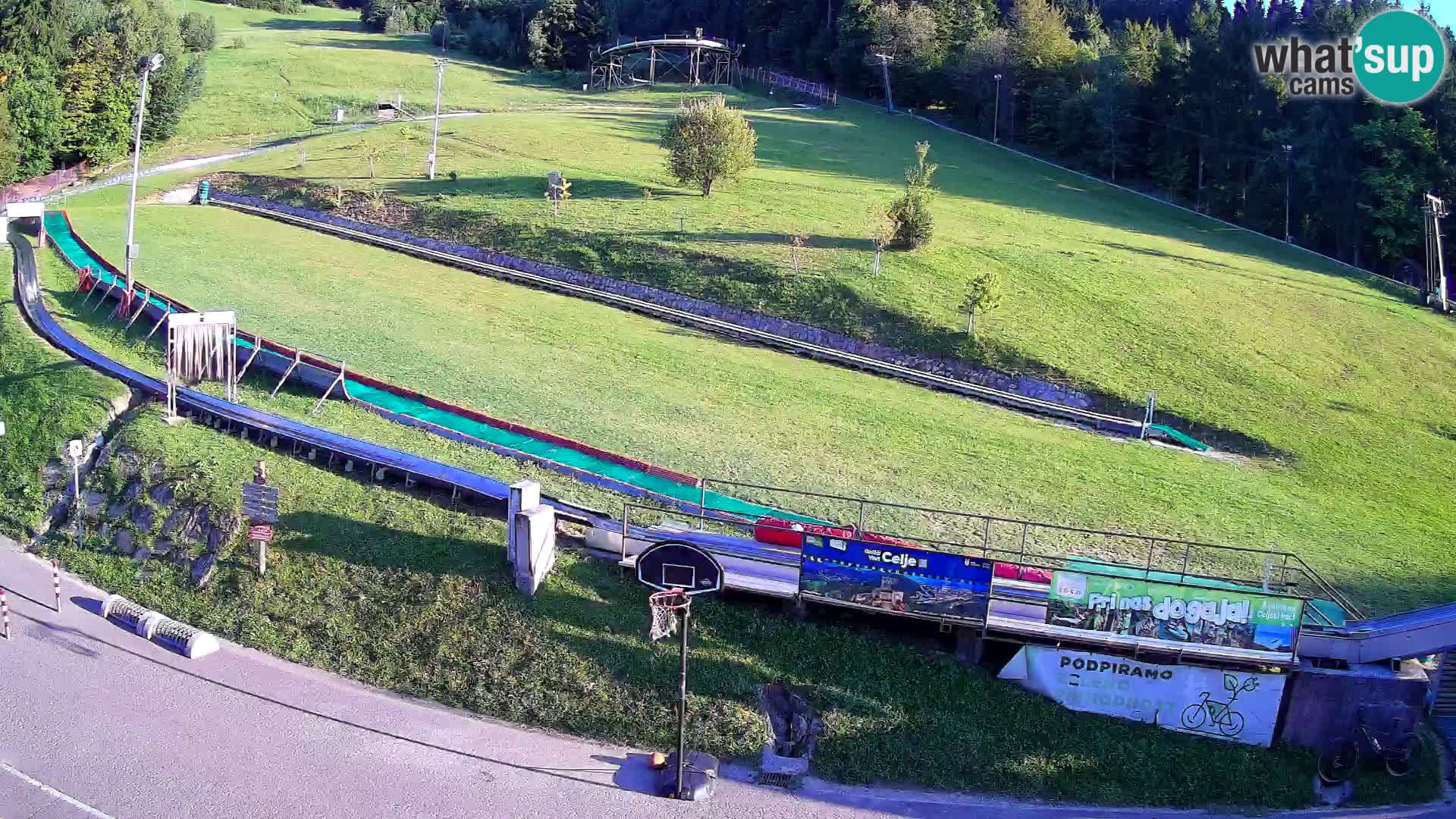 Celjska Koča – Blick vom Hotel