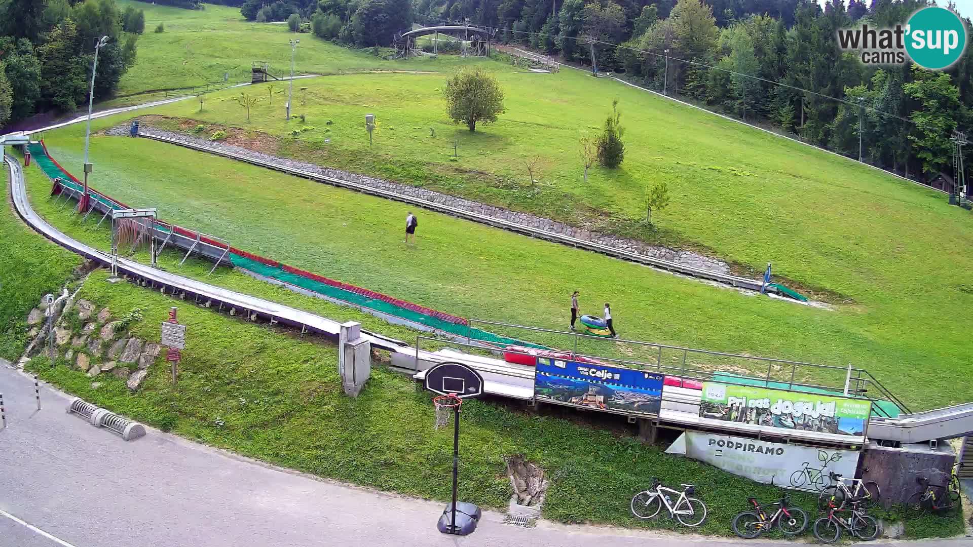 Celjska Koča – Blick vom Hotel
