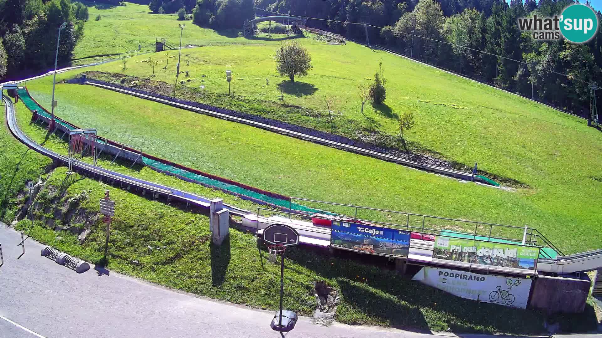 Celjska Koča – Blick vom Hotel