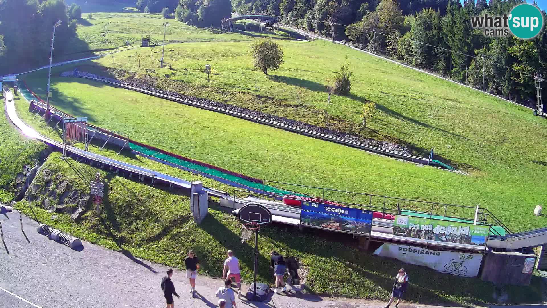Celjska Koča – Blick vom Hotel