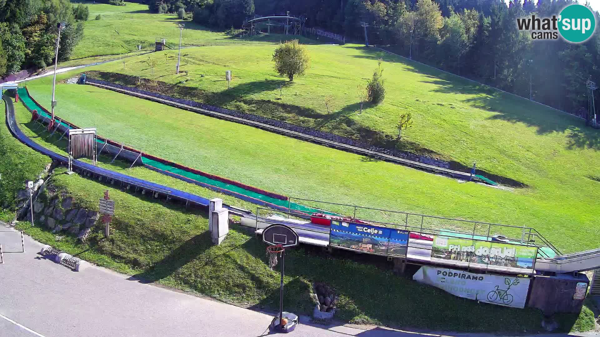Celjska Koča – Blick vom Hotel