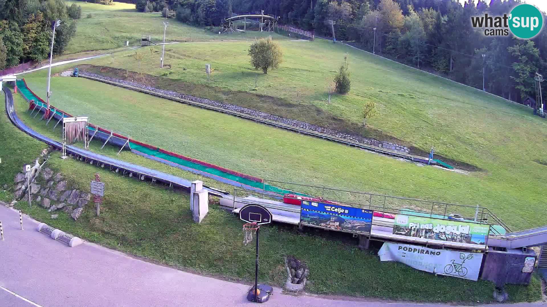 Celjska Koča – Blick vom Hotel