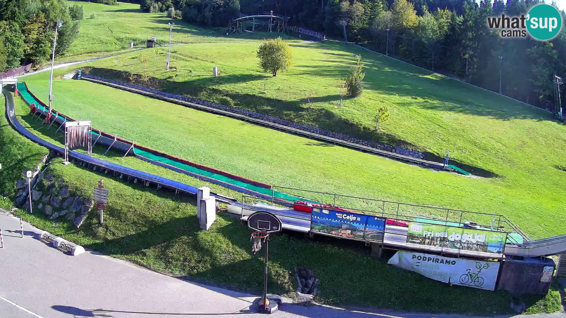 Celjska Koča – Blick vom Hotel