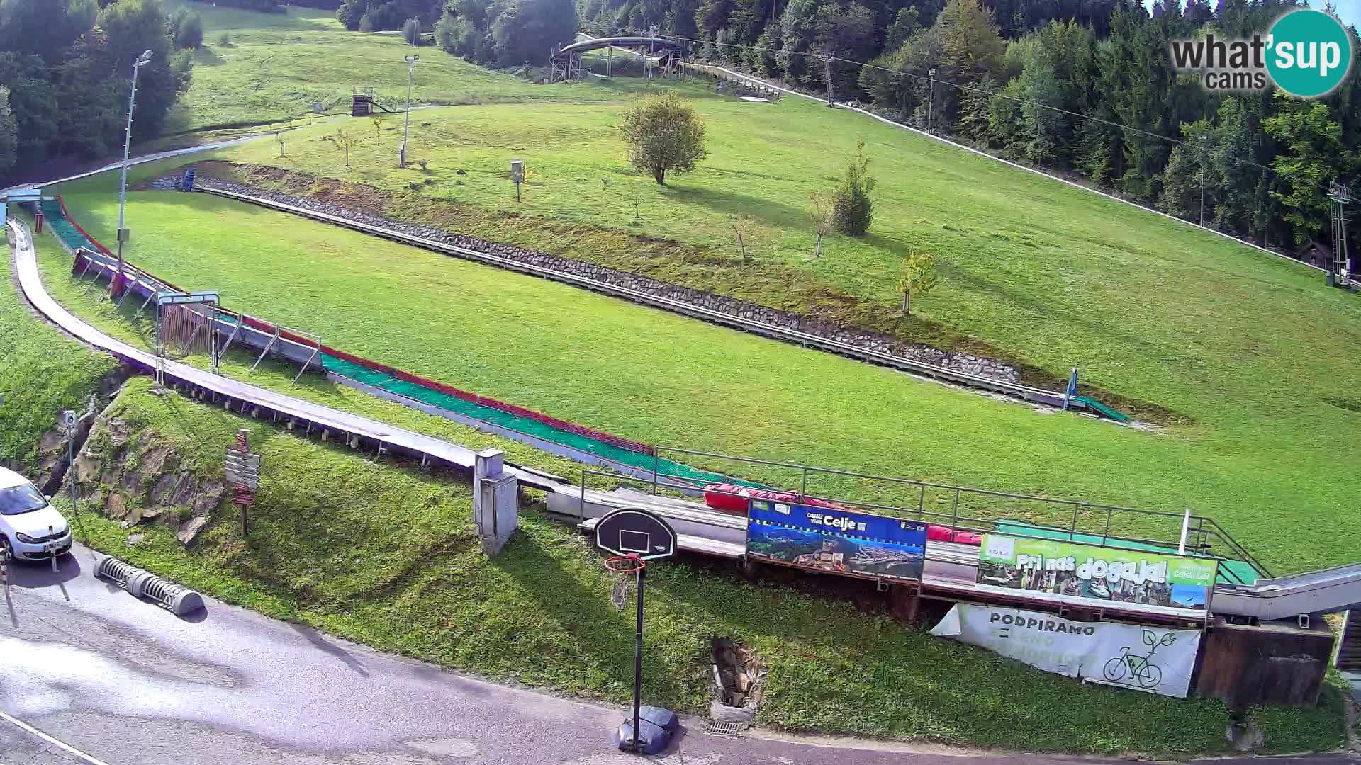 Celjska Koča – Blick vom Hotel