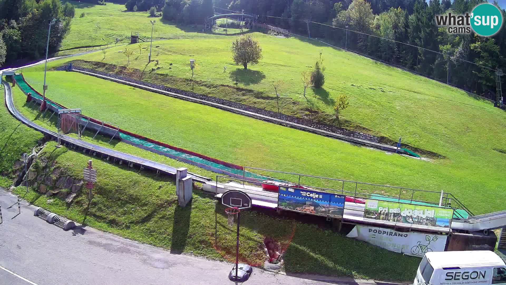 Celjska Koča – Blick vom Hotel