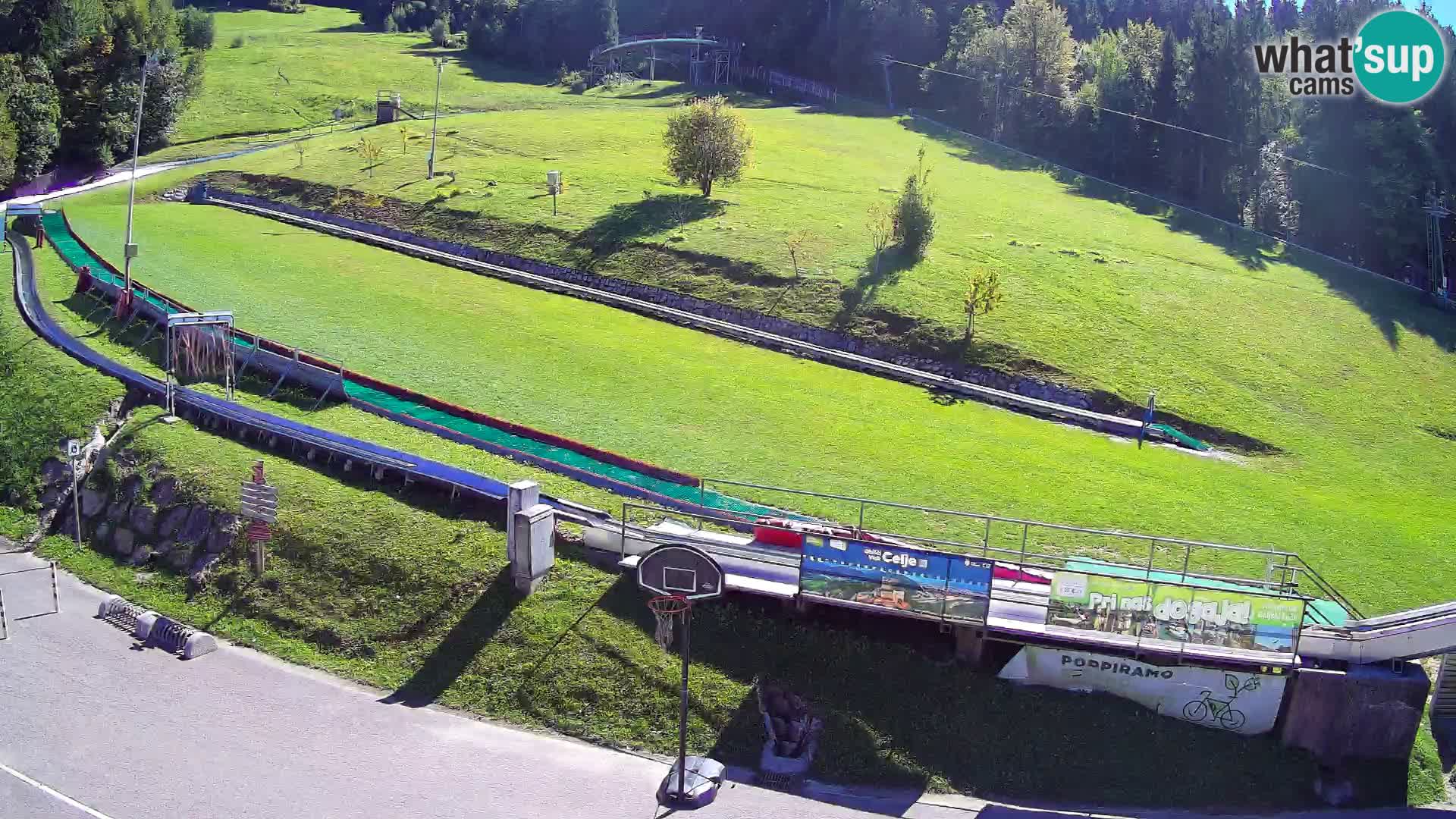 Celjska Koča – Blick vom Hotel