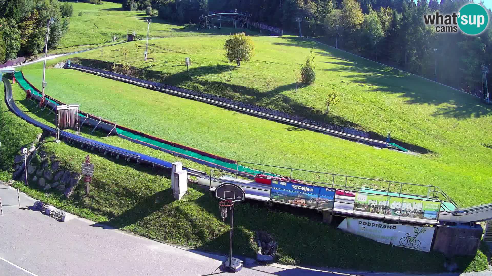 Celjska Koča – Blick vom Hotel