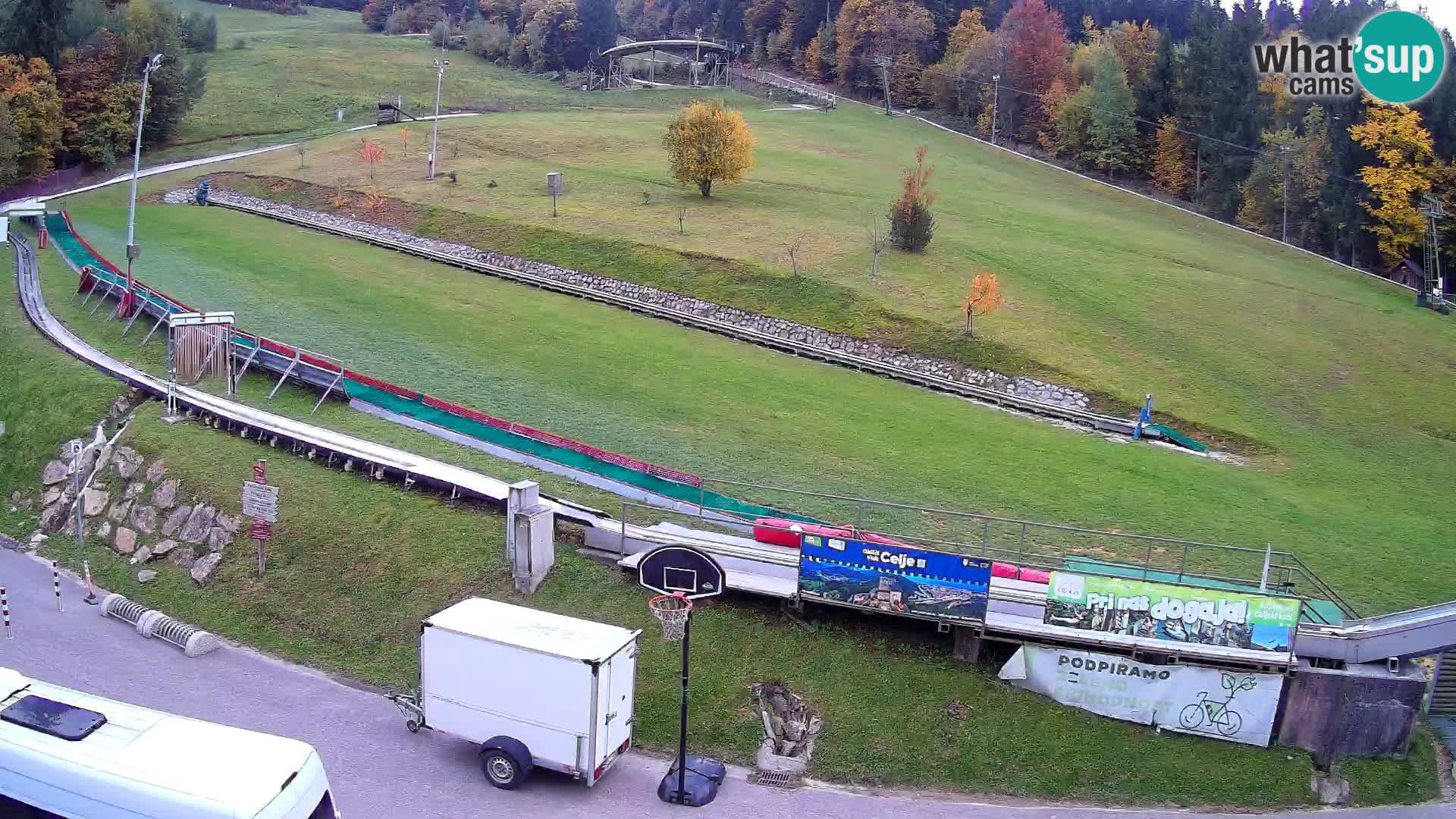 Celjska Koča – Blick vom Hotel