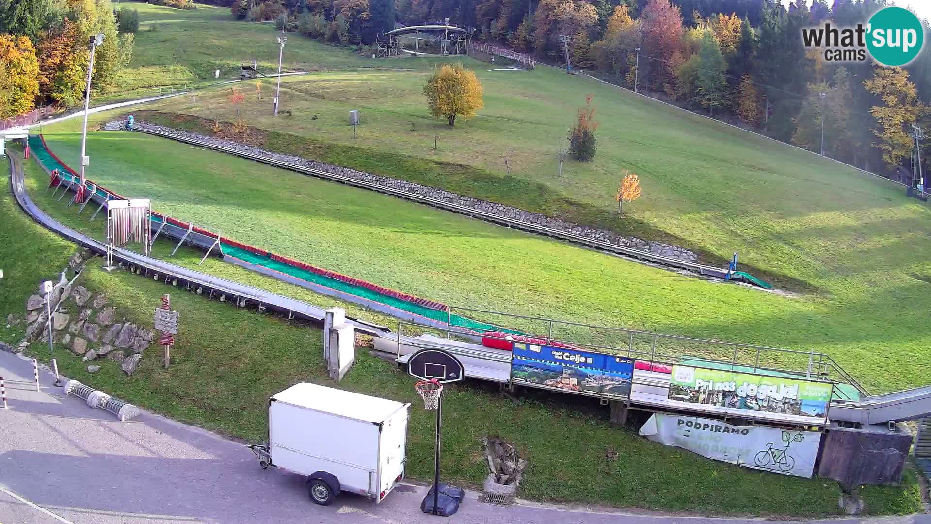 Celjska Koča – Blick vom Hotel