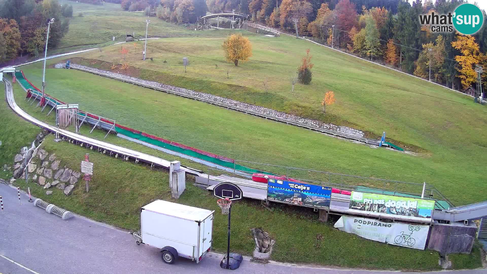 Celjska Koča – Blick vom Hotel