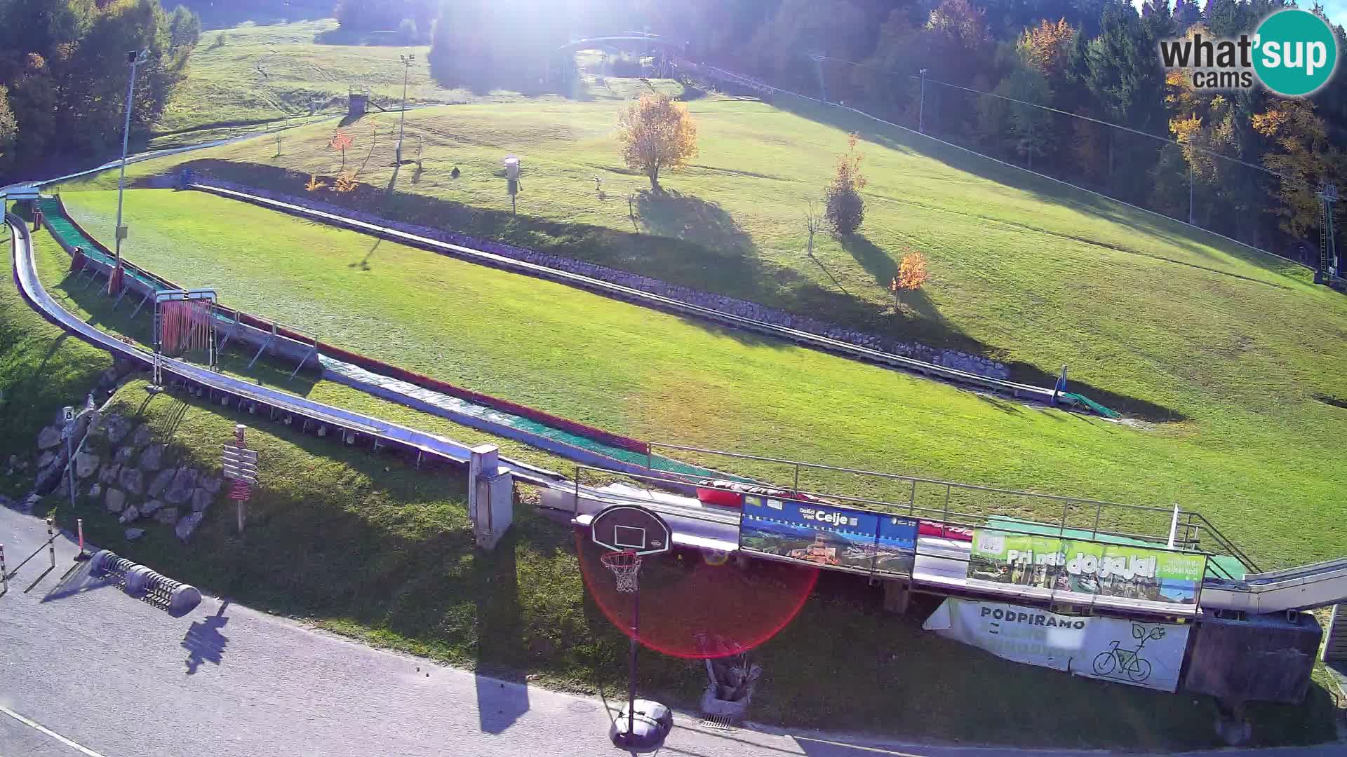 Celjska Koča – Blick vom Hotel