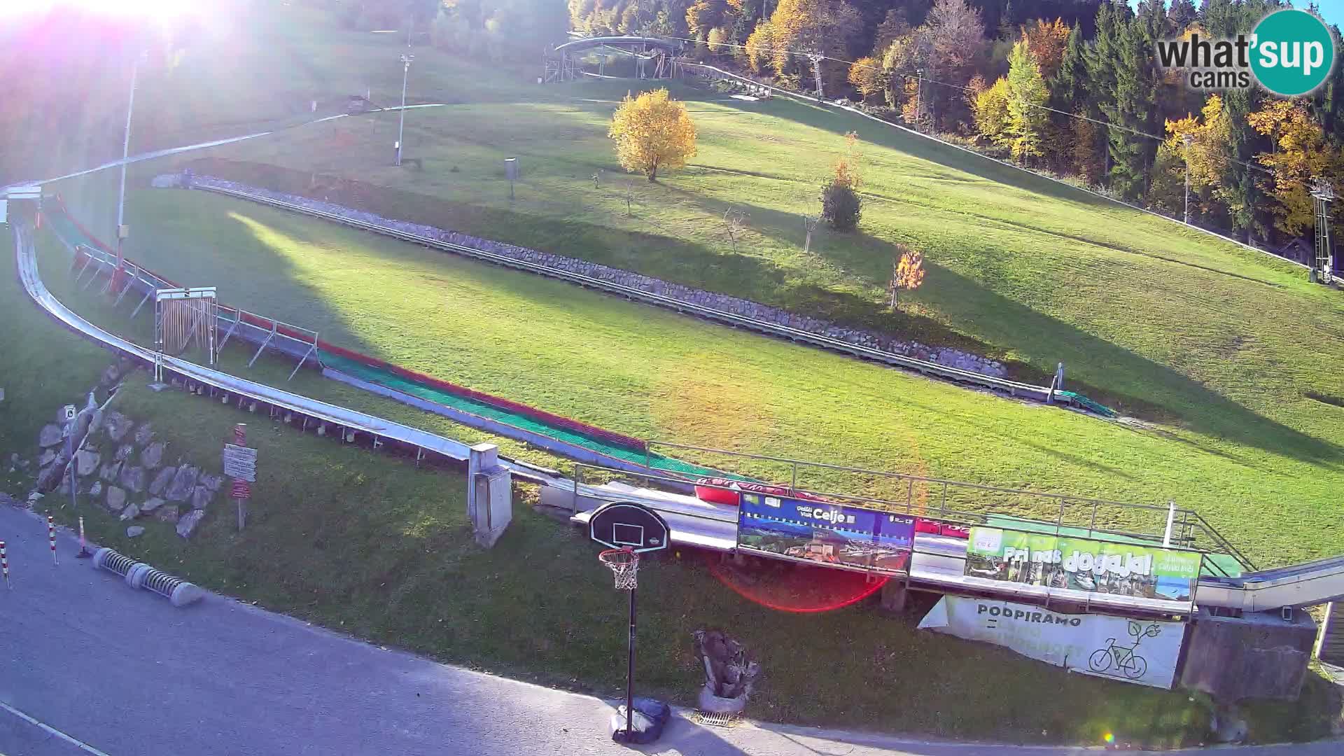 Celjska Koča – Blick vom Hotel