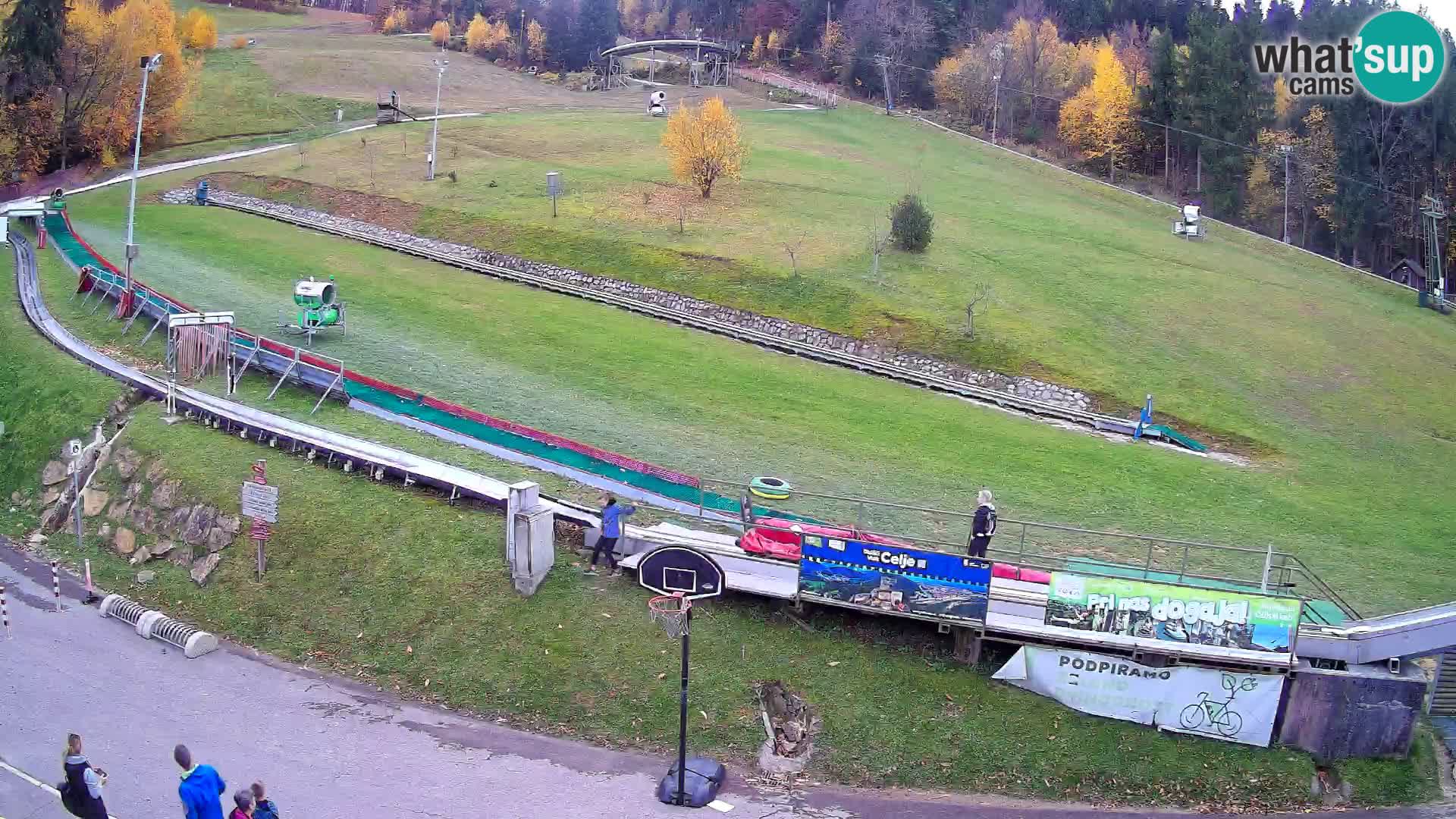 Celjska Koča – Blick vom Hotel