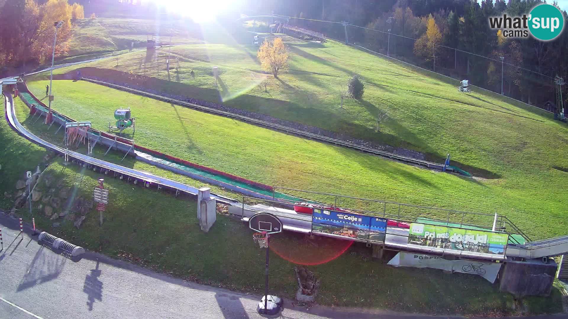 Celjska Koča – Blick vom Hotel