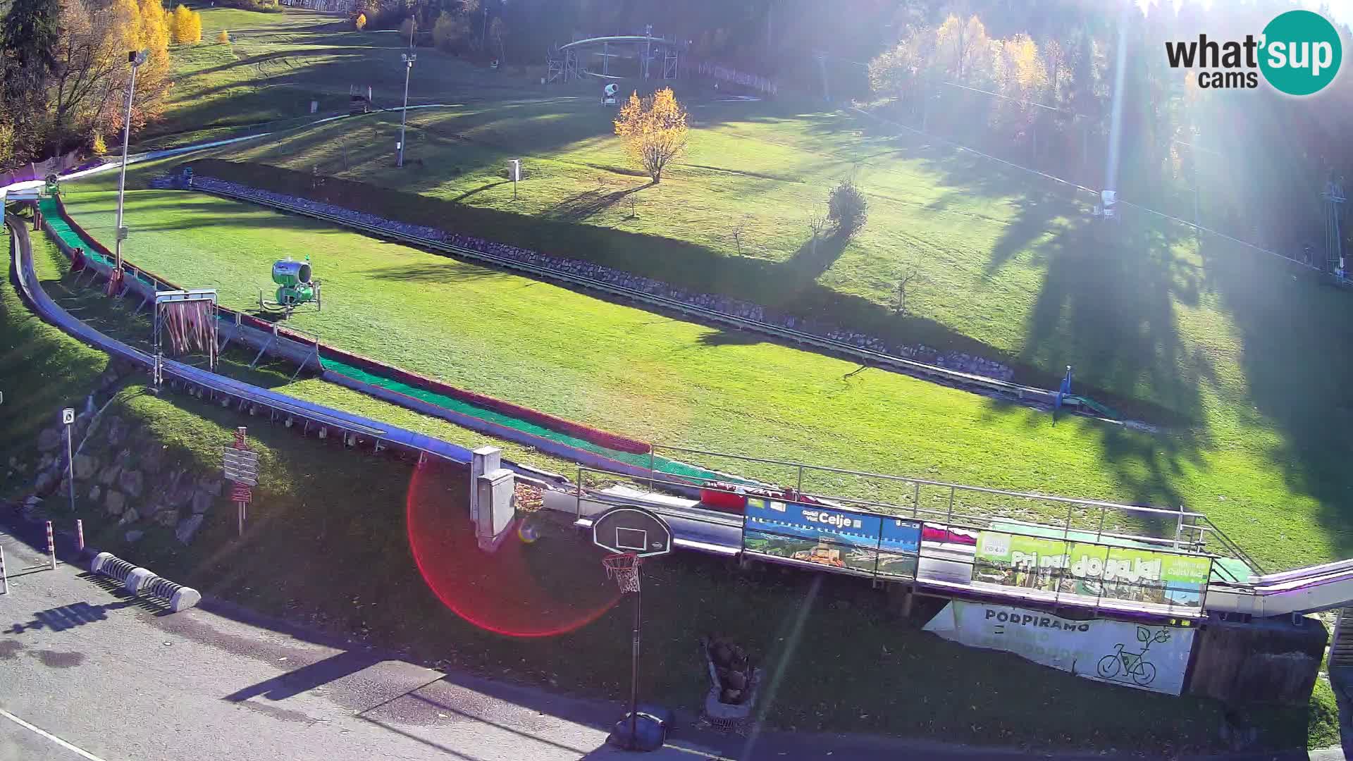 Celjska Koča – Blick vom Hotel