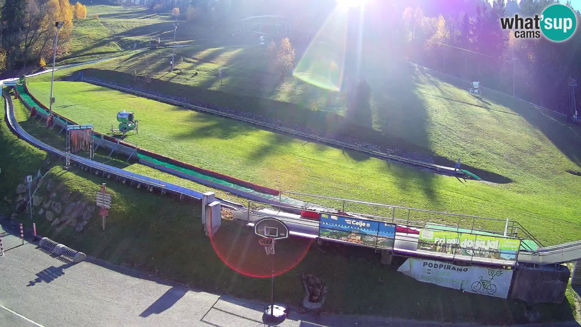 Celjska Koča – Blick vom Hotel