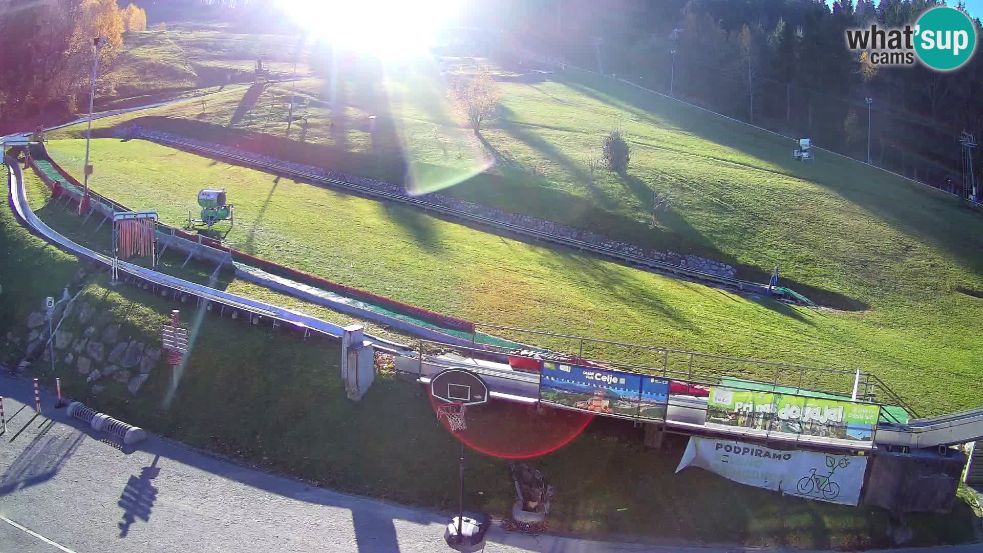 Celjska Koča – Blick vom Hotel