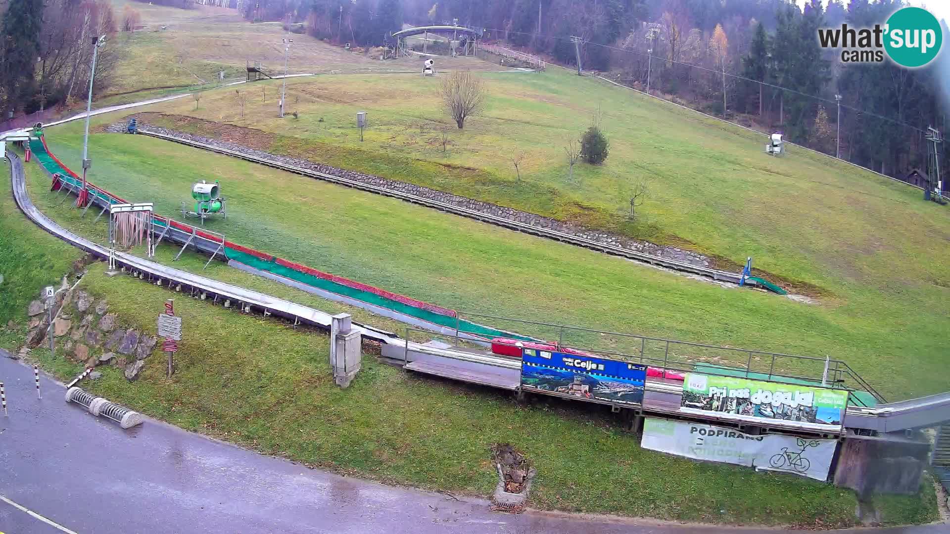 Celjska Koča – Blick vom Hotel