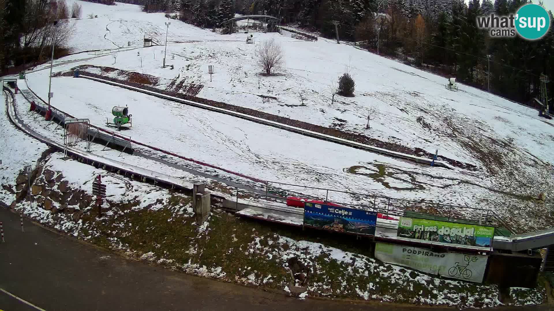 Celjska Koča – Blick vom Hotel