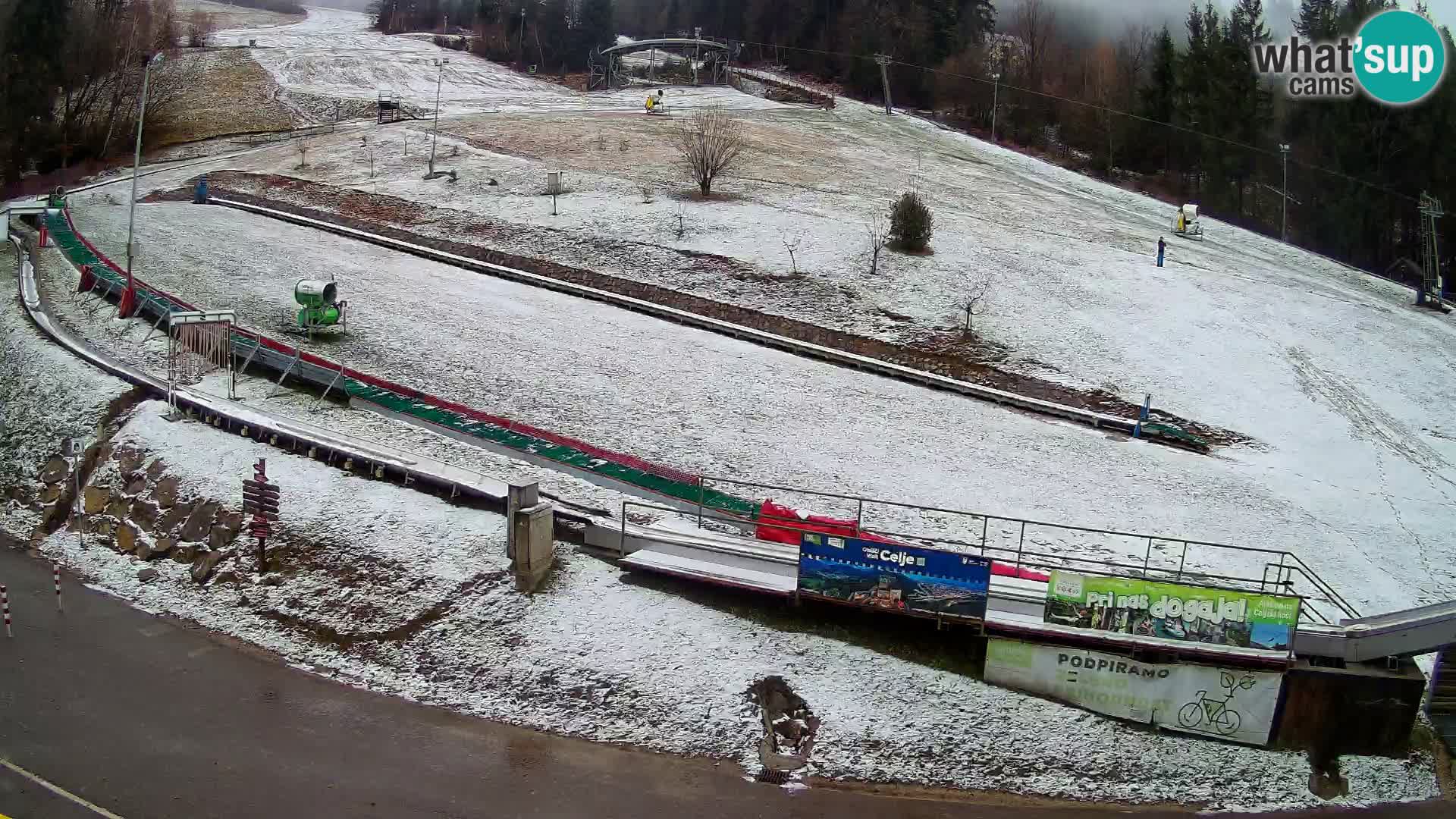 Celjska Koča – Blick vom Hotel