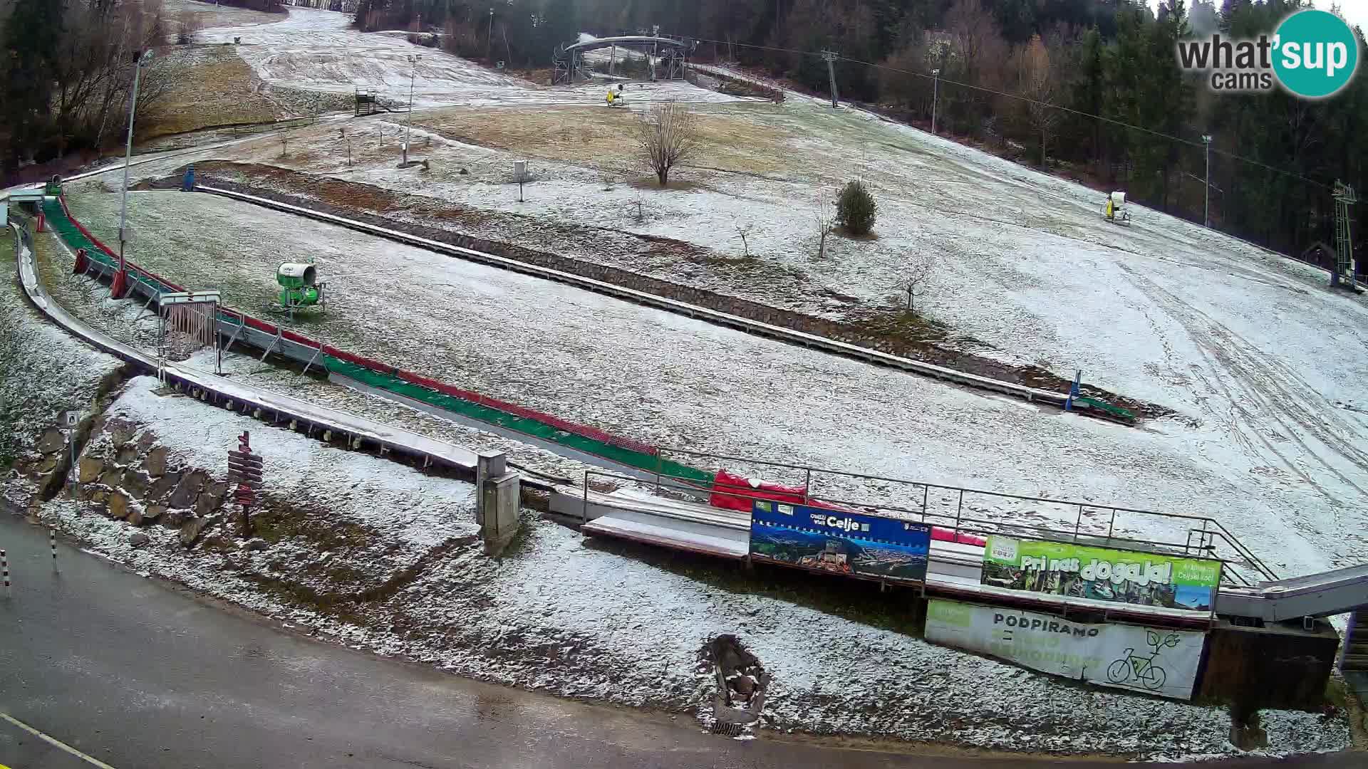 Celjska Koča – Blick vom Hotel