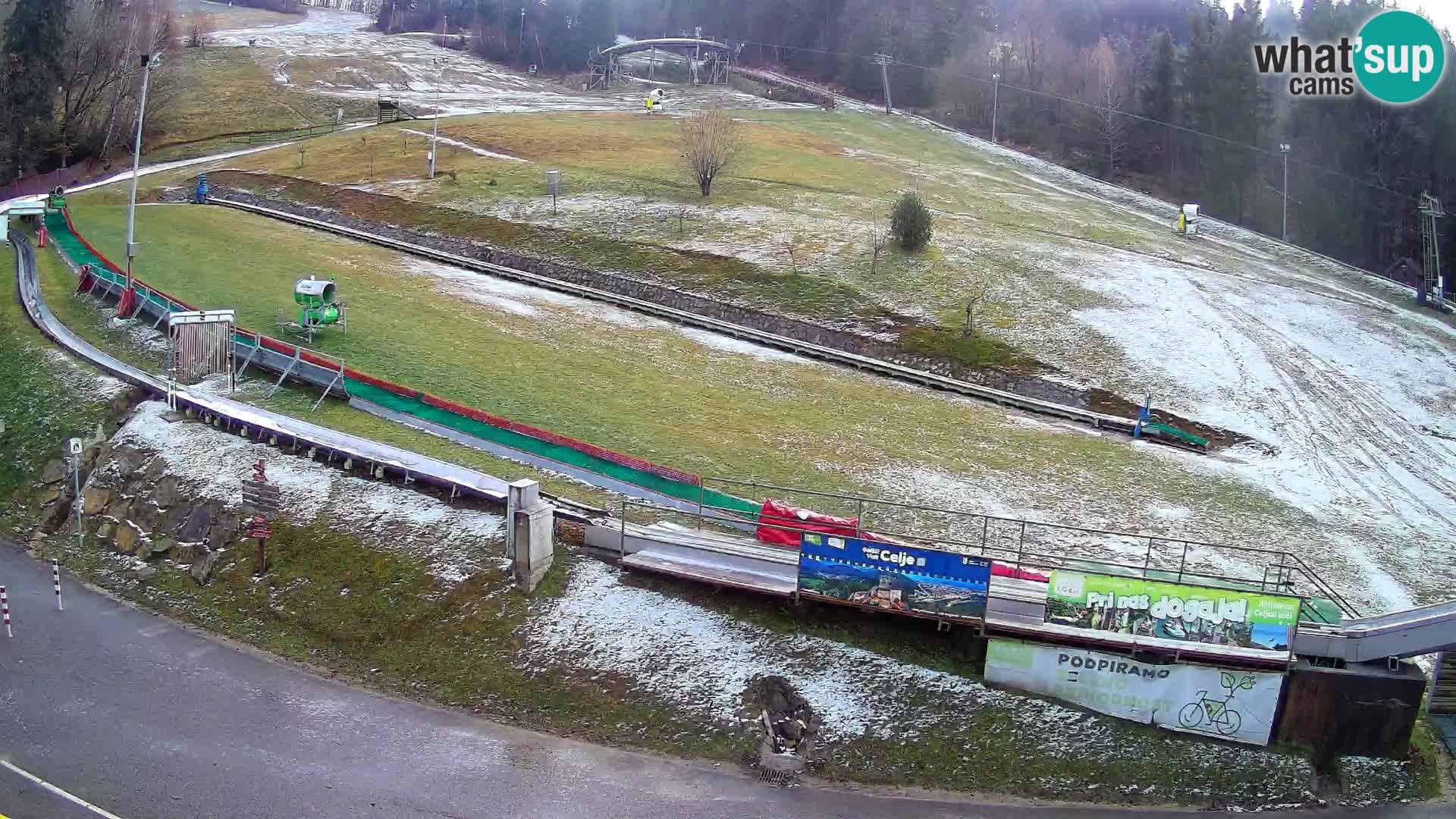 Celjska Koča – Blick vom Hotel