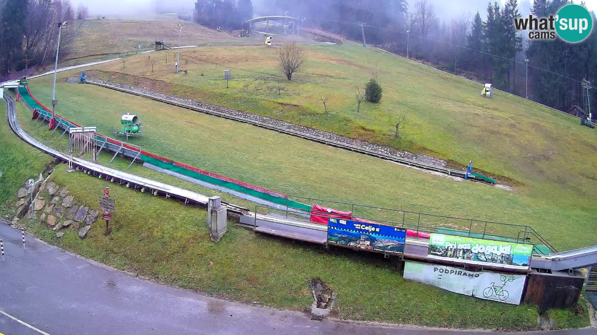 Celjska Koča – Blick vom Hotel