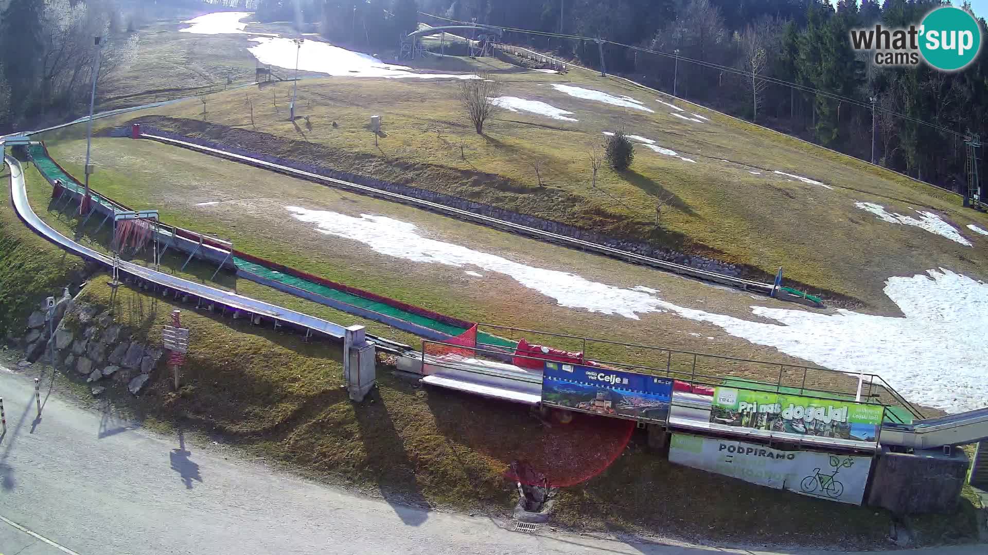 Celjska Koča – Blick vom Hotel