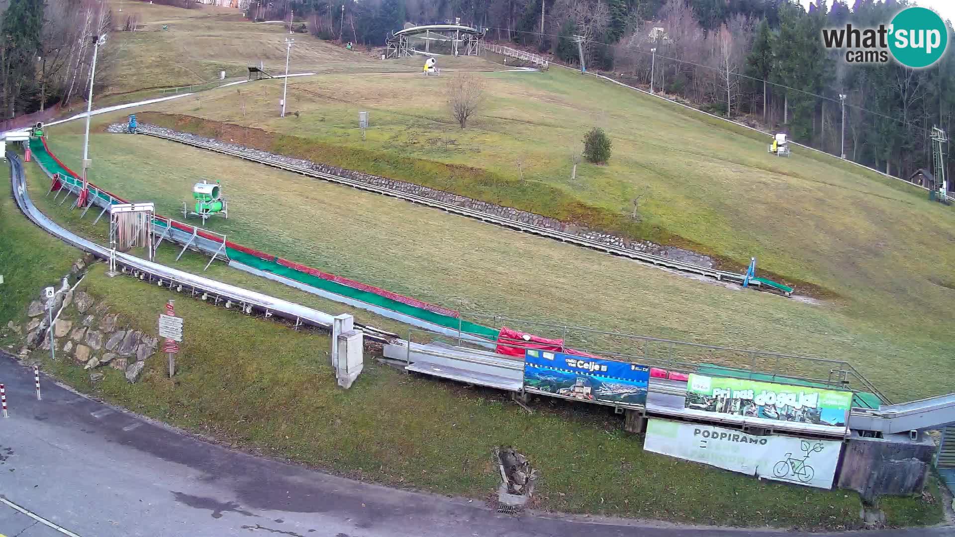 Celjska Koča – Blick vom Hotel