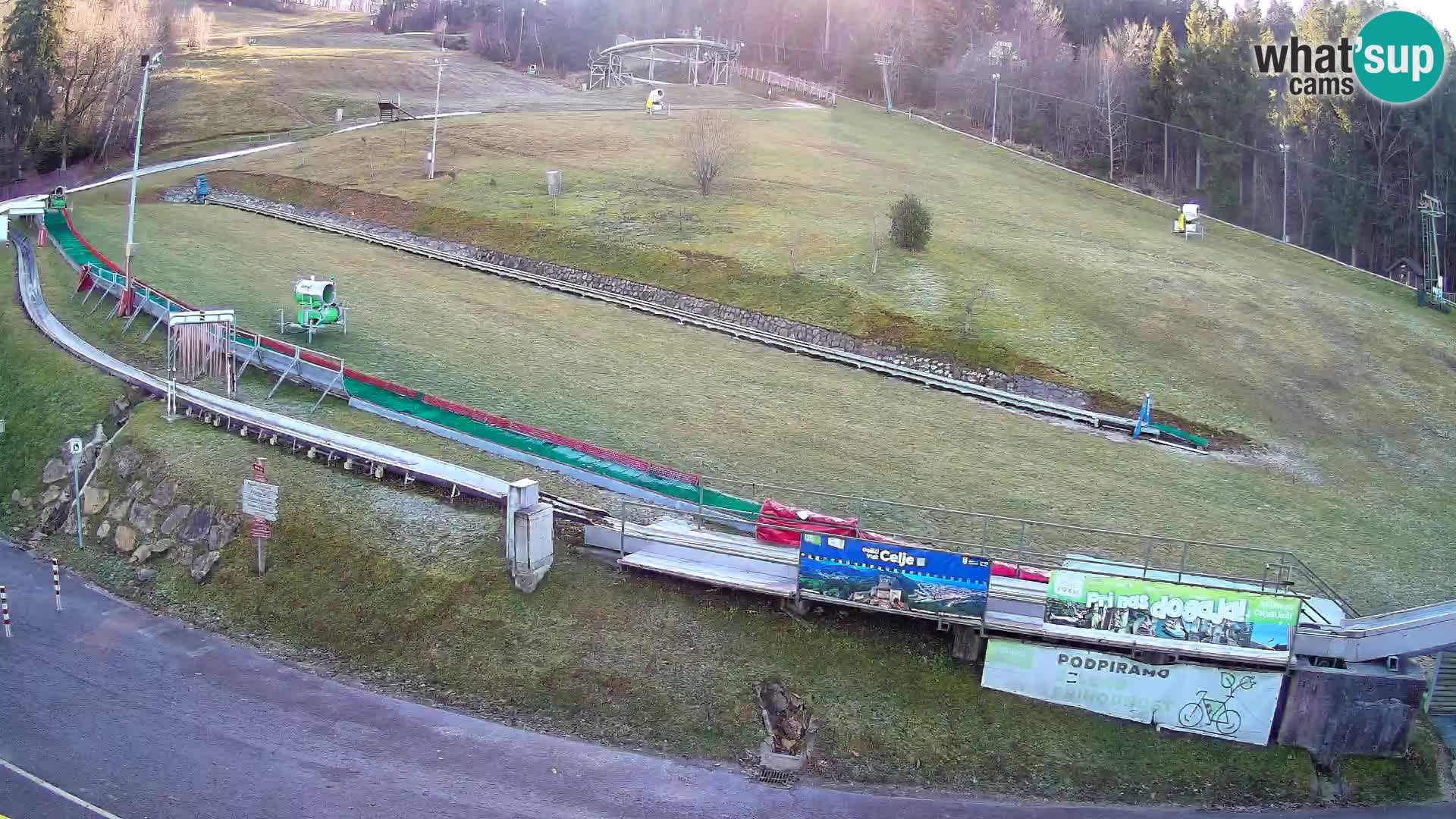 Celjska Koča – Blick vom Hotel