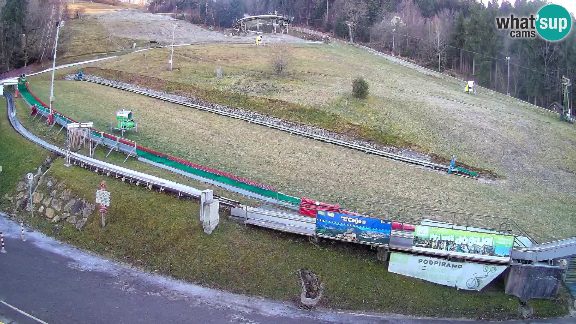 Celjska Koča – Blick vom Hotel