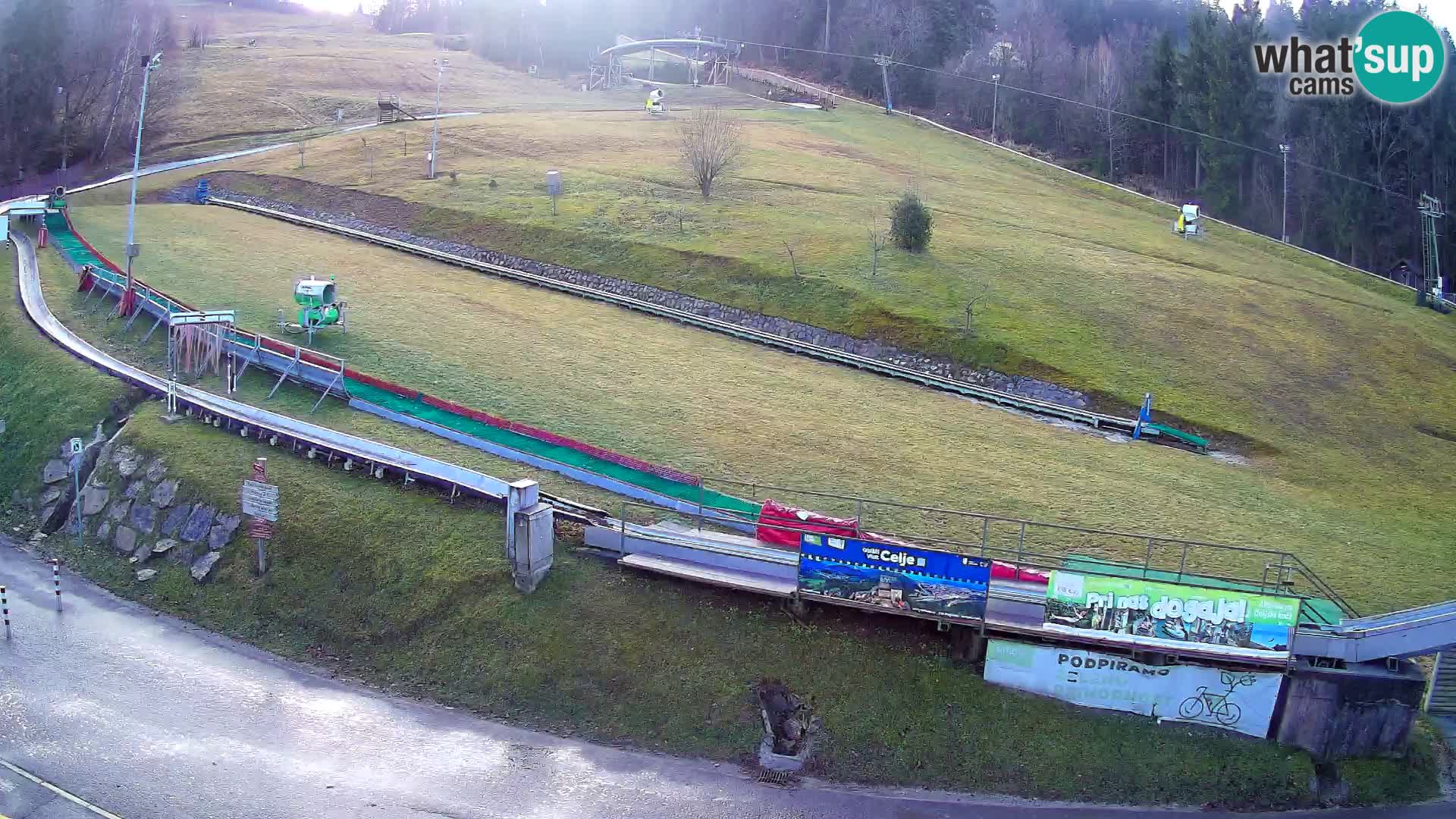 Celjska Koča – Blick vom Hotel